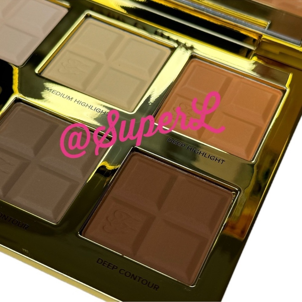 NEW Too Faced Cocoa Contour Highlighter highlighting Bronzer Palette - Picture 3 of 6